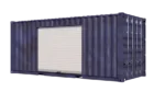 20ft Storage Container w/ One 8ft Roll-up Doors on Left Side - Image 2