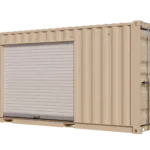 20ft Storage Container w/ One 8ft Roll-up Doors on Left Side