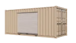 20ft Storage Container w/ One 8ft Roll-up Doors on Left Side