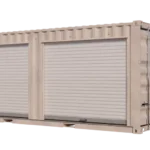 20ft Refurbished Storage Container w/ Two 8ft Roll-up Doors on Left Side