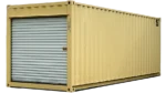 24ft Refurbished Storage Container with Roll-Up Door