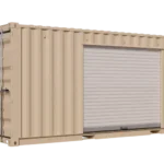 20ft New Storage Container w/ One 8ft Roll-up Doors on Right Side