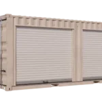 20ft Refurbished Storage Container w/ Two 8ft Roll-up Doors on Right Side