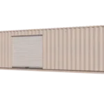 40ft Storage Container w/ One 8ft Roll-up Door on Left Side