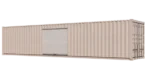 40ft Storage Container w/ One 8ft Roll-up Door on Left Side