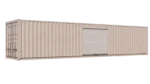 40ft Storage Container w/ One 8ft Roll-up Door on Right Side - Image 2
