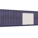 40ft Storage Container w/ One 8ft Roll-up Door on Right Side