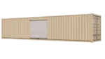 40ft Storage Container w/ One 8ft Roll-up Door on Left Side - Image 2