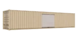 40ft Storage Container w/ One 8ft Roll-up Door on Right Side - Image 3