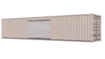 40ft Storage Container w/ One 10ft Roll-up Door on Left Side - Image 3