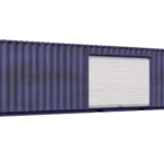 40ft Storage Container w/ One 10ft Roll-up Door on Right Side