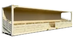 Rent 40ft High Cube 74-Seat Bleacher Container